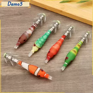 5 Cái / gói Mực Móc Phụ Kiện Câu Cá Đồ Dùng Câu Cá Bán Chạy Mồi Mềm Jig