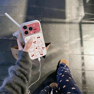 Thỏ bột lưới đỏ Mở rộng cửa sổ thứ hai cho iPhone 17PROMAX/16/ mẫu mới15/14/12