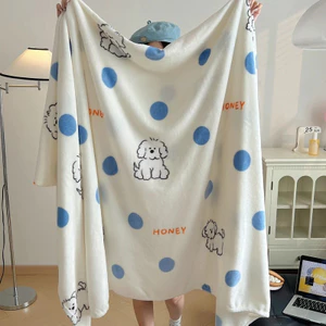 Bốn Mùa Điều Hòa Không Khí Chăn Văn Phòng Ngủ Chăn Khăn Choàng Chăn Chăn Flannel Sofa Chăn26062203