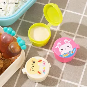 1 / 3 / 4 Chai Nước Sốt Gia Vị Mini Chai Sốt Cà Chua Di Động Hộp Đựng Salad Cho Hộp Cơm Trưa Bento Phụ Kiện Nhà Bếp [VN]