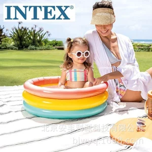 INTEX 57107 Bể bơi trẻ em bơm hơi huỳnh quang Bể bơi trẻ em Bể bơi bơm hơi PVC Hàng có sẵn SVFI