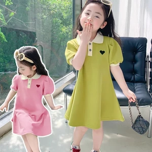 Váy Polo Bé Gái 3-8 Tuổi Mùa Hè Dáng Chữ A Mềm Mại Dễ Thương Cao 80-150cm ✨Luyoo25.vn✨