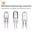 12V 220V 2 Chân Loại G4 / G5.3 / G9 Đèn Halogen 20W / 25W / 35W / 40W Trong Suốt Mỗi Bóng Đèn Để Trang Trí Nhà Cửa ELWW