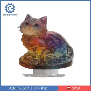 Mèo Con Để Bàn Trang Trí, Trang Trí, Thủ Công, Tượng Mèo Cho Gia Đình, Kệ Sách, Bàn