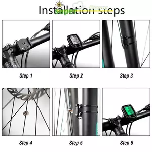 AN.MART GPS Xe Đạp Đồng Hồ Tốc Độ Có Dây Xe Đạp Chống Thấm Nước LCDputer Răng Xanh Đi Xe Đạp Tốc Độ Đồng Hồ Đứng Phụ Kiện Ngoài Trời VN