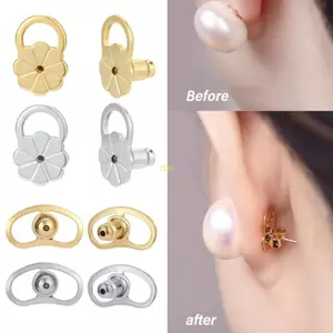 Flgo 10 Chiếc Bông Tai Lưng Cho Roopy Tai An Toàn Lợn Mũi Hoa Nâng Tai