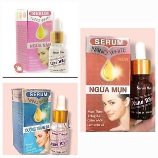 Serum NaNo White 10ml Có 3 Công dụng Cho Khách Lựa Chọn