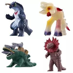 Levira Tuliu Bữa trưa Cao su mềm Quái vật Bryze Ultraman Monster Series Boy Joint Di chuyển Quái vật Chiều cao 12cm
