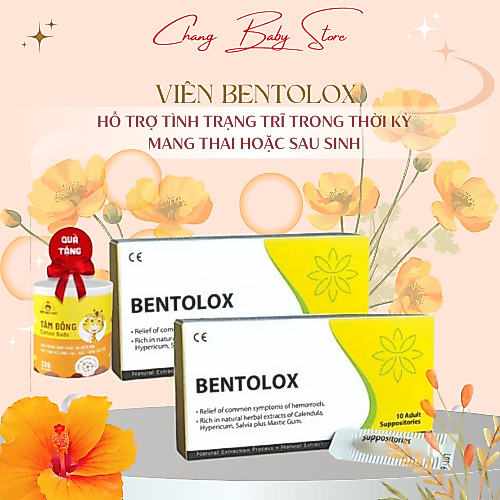 Combo 2 Hộp Bentolox hỗ trợ tình trạng trĩ trong thời kỳ mang thai hoặc sau sinh hộp 10 viên