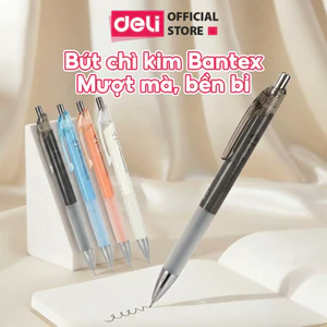 Bút Chì Bấm Deli BG1501/BG1502 Thiết Kế Hiện Đại Dễ Thương Kèm Tẩy Đầu Bút Tiện Lợi Đồ Dùng Học Tập Sinh Viên