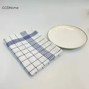 GCDHome Đỏ Và Xanh Kẻ Sọc Khăn Ăn Vải Ins Phong Cách Placemat Vải Thực Phẩm Chụp Đạo Cụ HOT