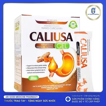 Hỗn Dịch Dạ Dày Nano Curcumin Caliusa Gel-Hổ trợ gảm đau dạ dày- Trào Ngược Dạ Dày -Nhà Thuốc Tốt