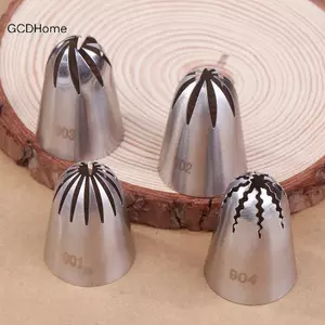 GCDHome 901 902 903 904 Thép không gỉ Kích thước lớn Đóng ngôi sao Piping Vòi phun Kem Đóng băng Mẹo Bánh Fondant Nhà bếp Dụng cụ làm bánh HOT
