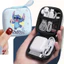 Ví đựng tiền xu khâu dễ thương, PU có dây kéo Túi Backpcak Mini, Thời trang treo chìa khóa di động Mặt dây chuyền nữ Cô gái
