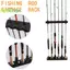 Giá đỡ cần câu 6-Rod Ra Giá đỡ cực dọc Giá treo tường mô-đun cho nhà để xe [MỚI]