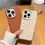 INS Đen Và Đỏ Chấm Bi Họa Tiết Ốp Lưng Điện Thoại Di Động Cho IPhone 17 Pro Max 16 15 13 12 11 14 Plus 17 Air 16E 15plus Ốp Lưng Mềm Hàn Quốc Hoa Văn Lichee