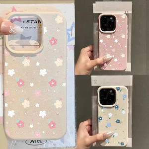 Ốp Điện Thoại Cho OPPO A6 A5 A3 Pro A6C A6X A3X A5X Reno 15 13 14 12 11 Pro 15F13F 12F 11F 5G Vỏ Điện Thoại Hoa Văn Lichee Hồng Xanh Hoa Da PU Chống Sốc Mềm Mại Dễ Thương