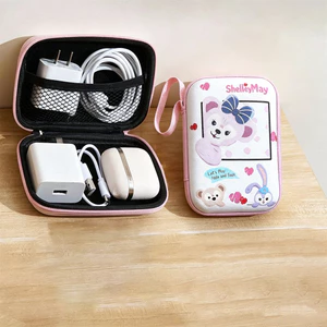 Khỉ Dễ Thương Đa Năng Gói Kỹ Thuật Số Du Lịch Túi Bảo Quản Bộ Cáp Dữ Liệu Tiện Ích Làm Quà Tặng