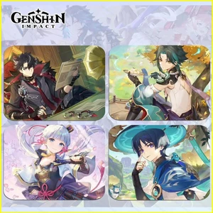 ST2 Genshin Tác Động Anime Mousepad Chống Trơn Trượt Hoạt Hình Furina Neuvillette Lyney Miếng Lót Chuột Chống Trơn Trượt Văn Phòng Nhà
