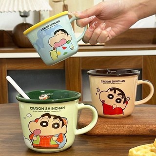 Crayon Shin-Chan Cân Cốc Gốm Nước Cô Gái Dễ Thương Cà Phê Cốc Cặp Đôi Quà Tặng Sinh Nhật Hộ Gia Đình PHJK