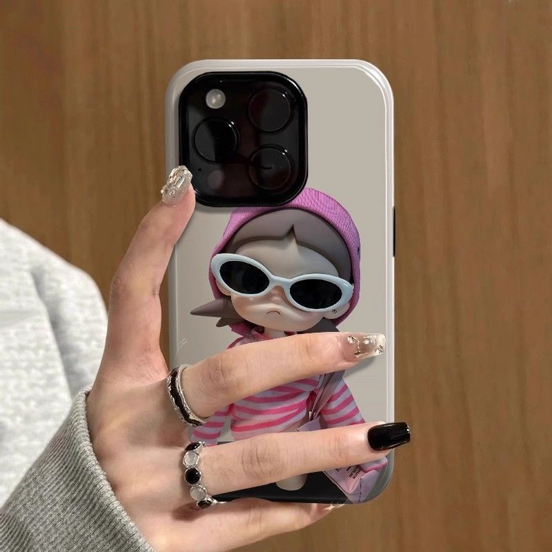 【✨Spot】[Cool Girl ốp điện thoại iphone] ốp lưng iphone 17pro/Apple 16pro /15promax/14plus, chống sốc