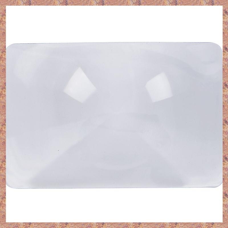 Kính lúp Trang ống kính Fresnel 3x Tấm phóng đại 180x120x0.5mm (R F C V)