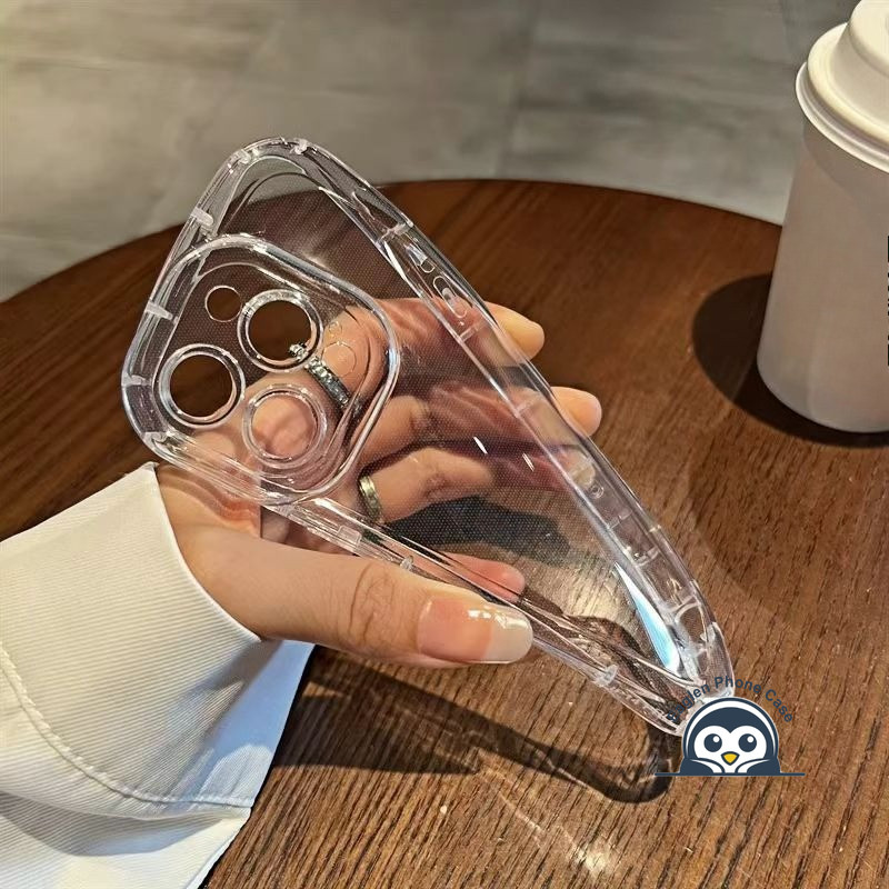Ốp Điện Thoại Trong Suốt Dễ Thương Cho Vivo iQOO 13 12 9 SE 7 Z10 Z10X Z9 Z9X Turbo Pro Z8 Z8X Z7 Z7i Z6 Lite Z5 Z5X Z3 5G 4G Vỏ Bảo Vệ Đơn Giản Vỏ Mềm Chống Sốc