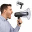 Megaphone di động YRBWD, Loa Bullhorn điều khiển âm lượng ghi âm 350S, Chất lượng cao Bền đa chức năng Báo động âm lượng cao Còi báo động địa chỉ công cộng