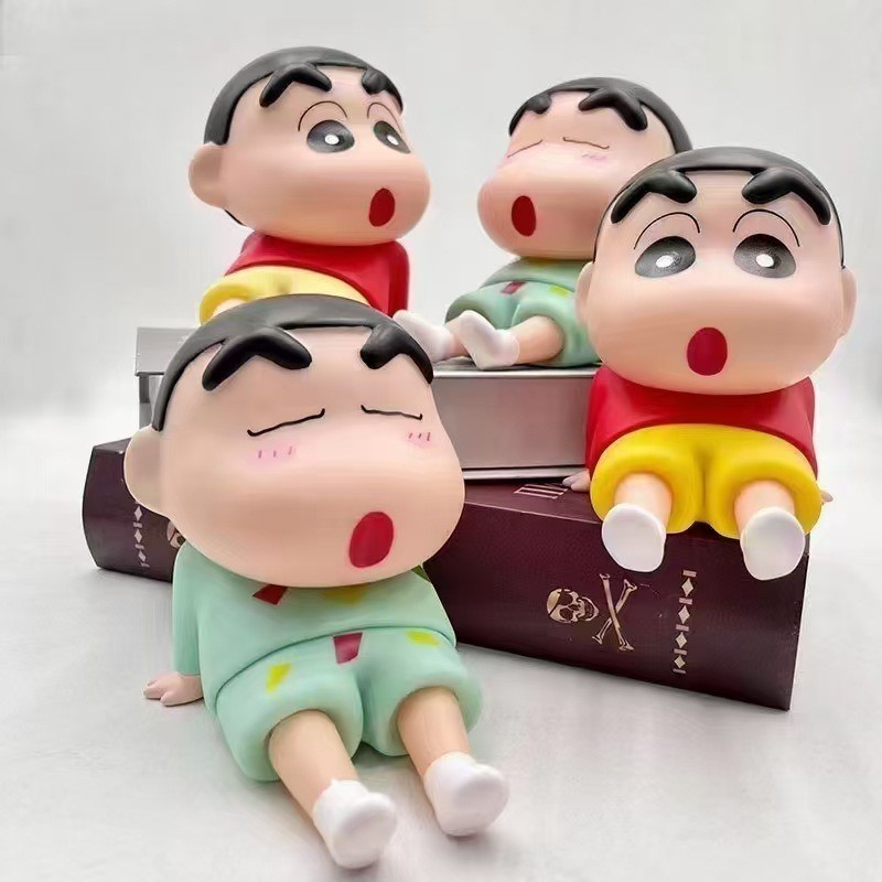 Đế máy tính bảng điện thoại đa năng Anime Crayon Shin-Chan - Giá đỡ máy tính để bàn cho búp bê mô hình hình hình lười biếng