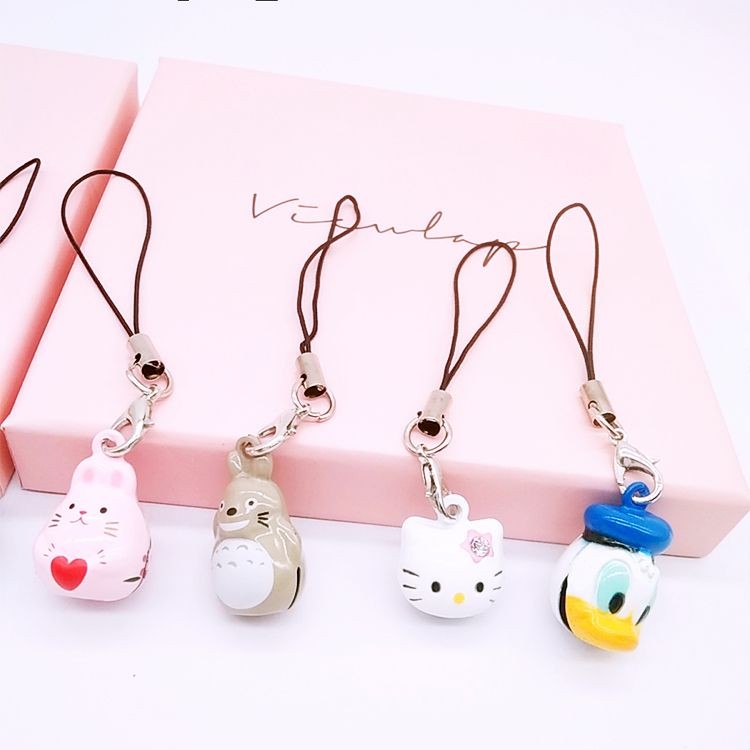 "Móc khóa Kawaii hình thú dễ thương cho điện thoại và túi xách"
