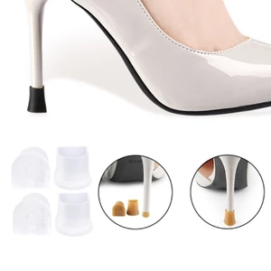 PCF * 2 Cặp Chống Trượt Tiếng Ồn Giảm Gót Chân Có Gót Bảo Vệ Phụ Kiện Giày Nữ