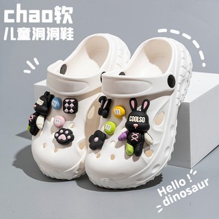 Dép nhựa hoạt hình bít mũi cho bé - Dép lỗ siêu nhẹ chống trơn, kiểu Crocs cá tính