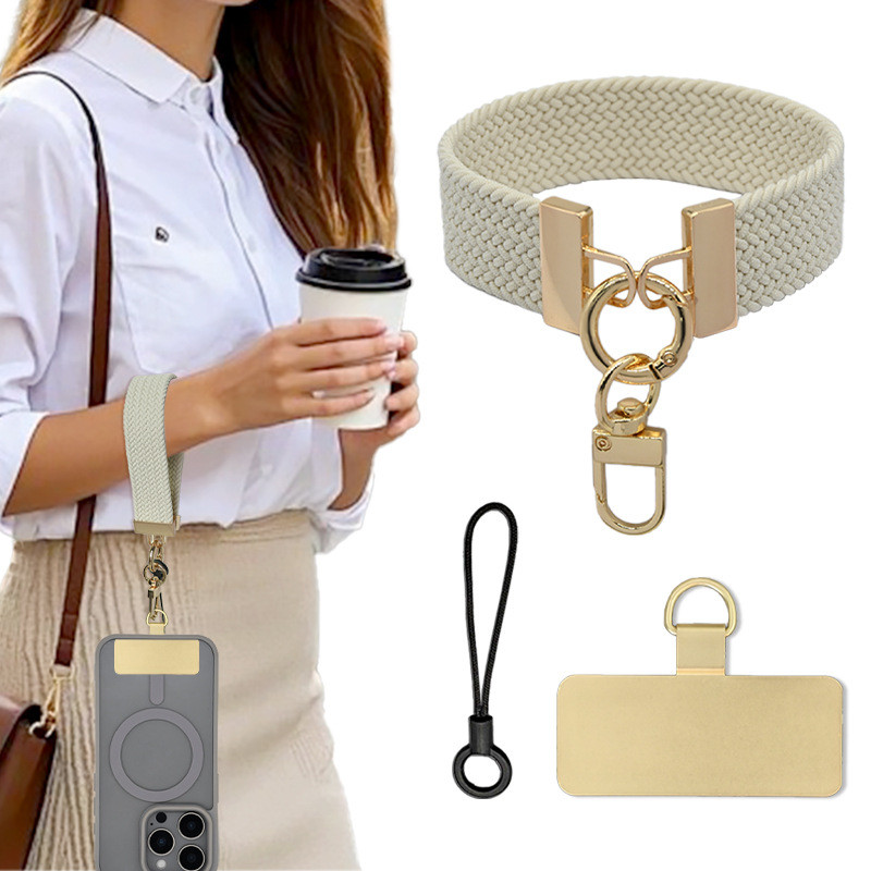 Hàng mới về!!!Dây điện thoại di động Dây buộc điện thoại di động ngắn Dây buộc điện thoại di động chống mất Dây đeo bện siêu hơi thở Mặt dây chuyền điện thoại di động Dây buộc Phụ kiện điện thoại di động