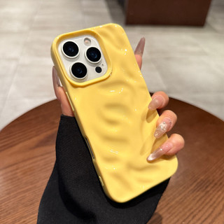 3D Không Đều Nếp Nhăn Sao Băng Điện Thoại Ốp Lưng Điện Thoại iPhone 16 15 14 Plus 13 12 11 Pro Max Chống Sốc Bóng Mềm Mại