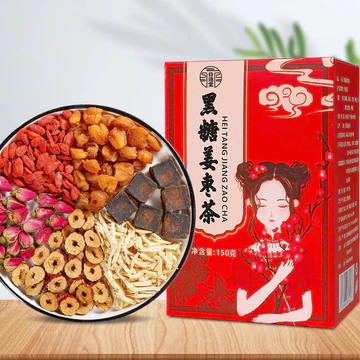 Set Trà 10 Gói, Trà Gừng Thảo Mộc Ấm Bụng Ngày Dâu,Nguyên Liệu Thiên Nhiên Sấy Lạnh, Nước Trà Chè