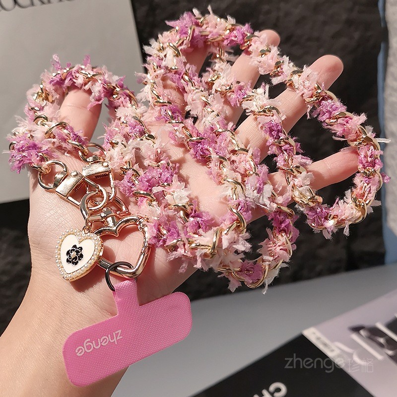 Hàng mới về!!!Phụ Kiện Điện Thoại Di Động Xiaoxiangfeng Nút Kim Loại Điện Thoại Di Động Dây Đeo Ngang Dài ins Nữ Niche Ngoài Trời Điện Thoại Di Động Có Thể Dây Đeo Dây Du Lịch Điện Thoại Di Động Đa Năng