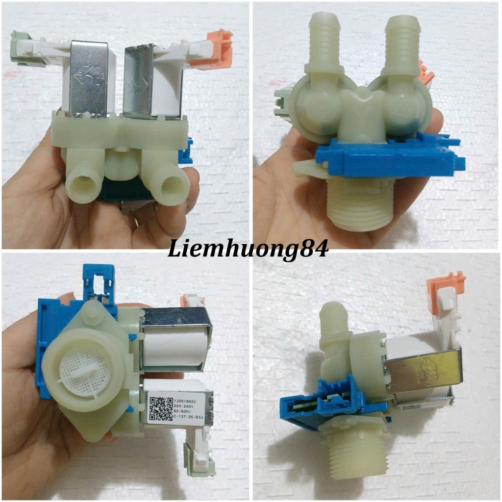 Van cấp nước đôi máy giặt Electrolux EWF 12938, 12935, 12933