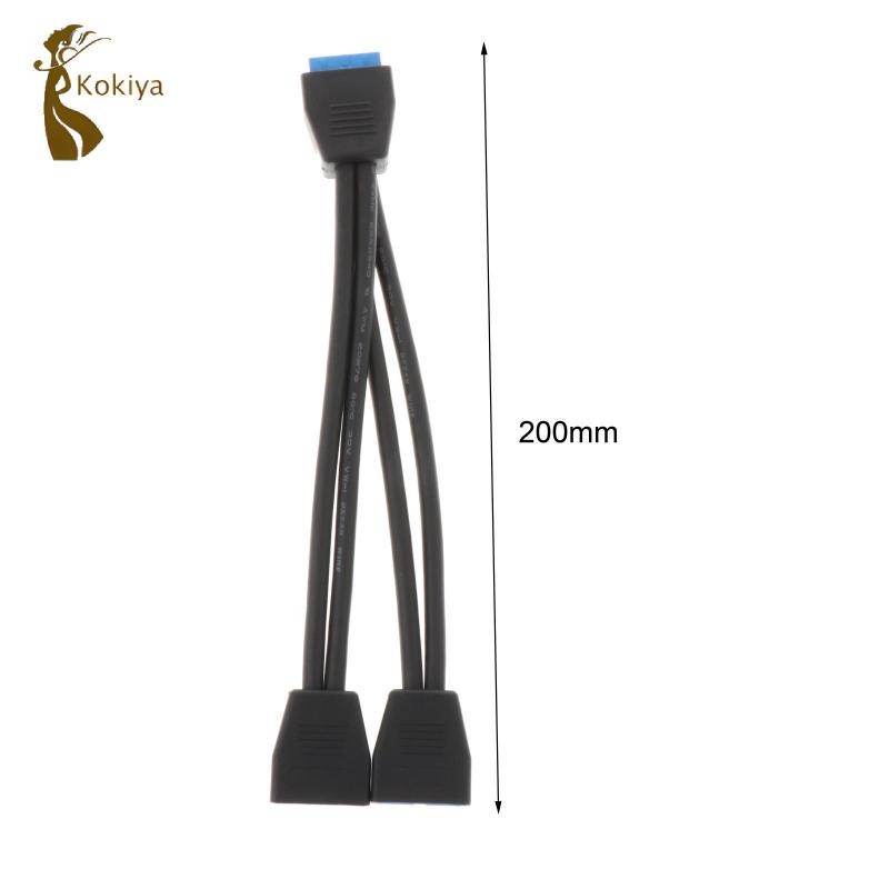 Cáp kokiya 19 Pin Đầu USB USB3.0 Bo Mạch Chủ USB Bộ Chia Hub USB Bên Trong Cho Bo Mạch Chủ, Bảng Điều Khiển