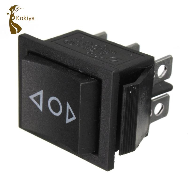 6 Chân DPDT Bật Tắt Công Tắc Cửa Sổ Điện Tạm Thời Rocker Nút Điều Khiển 12V