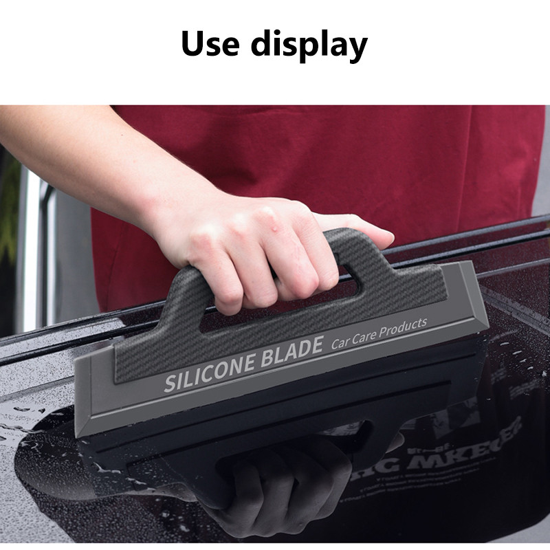 SEAMETAL Chống Trầy Xước Silicon Mềm Rửa Xe Khăn Lau Tiện Dụng Squeegee Nước Cửa Sổ Lau Sấy Dao Cạo Có Tay Cầm