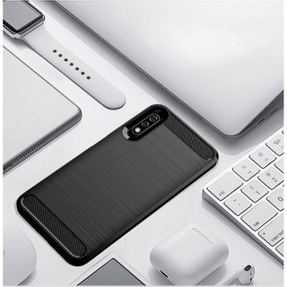 Vỏ TPU Cho Huawei Y9S Vỏ Giáp Sợi Carbon Silicon Mềm Ốp Lưng Huawei Y9S Y9 S Y 9S Vỏ Điện Thoại