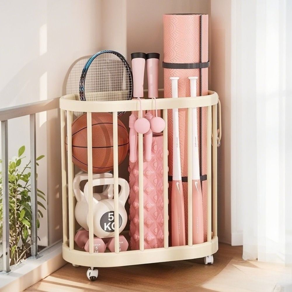 Giỏ đựng quần áo bẩn CHEESELY, Giỏ đựng đồ giặt khung kim loại chắc chắn có thể di chuyển, hạng nặng có bánh xe Chống ẩm Giỏ đựng thảm tập Yoga dung tích lớn Sử dụng tại nhà