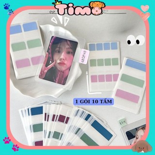 Giấy Note Pastel Nhiều Màu Đồ Gói Card Tiện Lợi Sticky Note Đánh Dấu Trang Timo VPBL41