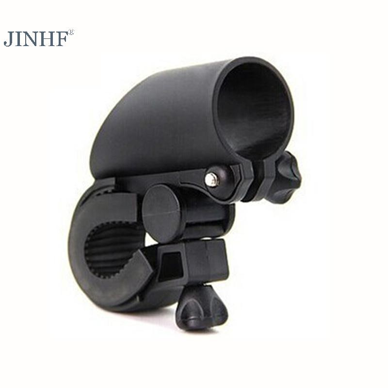 JINHF Giá Đỡ Đèn Pin Cho Xe Đạp - Điều Chỉnh Linh Hoạt, Kẹp Tay Cầm & Chân Đế