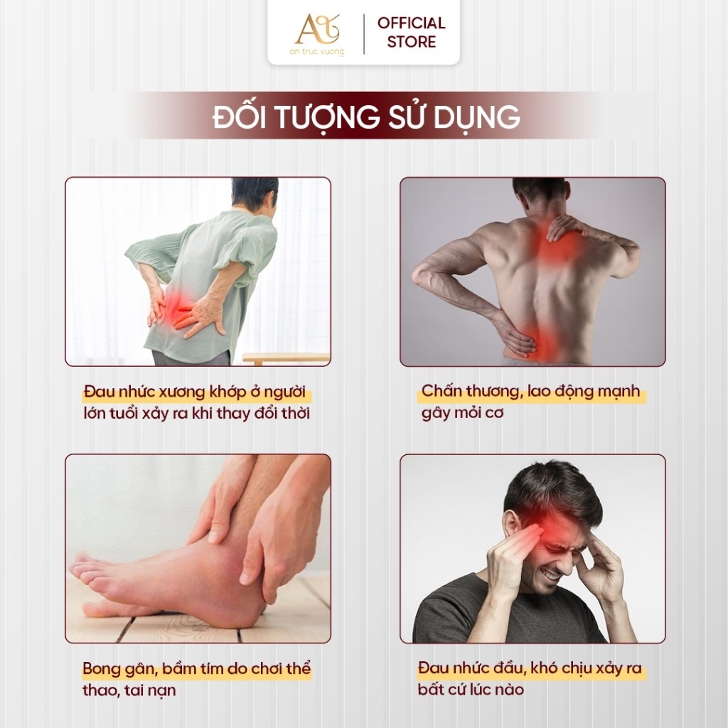 Thảo mộc ngâm chân An Trúc Vương dược liệu làm ngủ ngon thư giãn giảm căng thẳng mệt mỏi cả gia đình