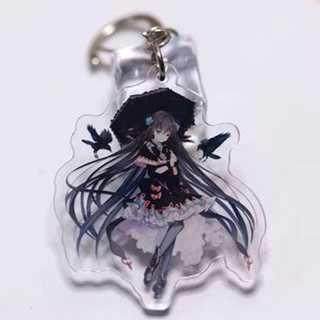 Arcaea KeyChain Men Anime Alienstage Acrylic Car Cosplay Japan Key Ring Pendant Party Phone Charm Kids Friends Gift