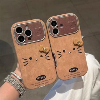 Mèo Bướm Nâu KT Cho iphone17 16promax 15promax 12 / 13 / 14 / 15 / 16 17pro iphone11promax Vỏ TPU iphone mới chống bụi