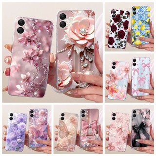Ốp Trong Suốt Cho Samsung Galaxy A07 4G Ốp Lưng 2025 Hoa Thời Trang Mới Nơ Mềm Cho Samsung A07 SM-A075F SM-A075B Ốp Lưng