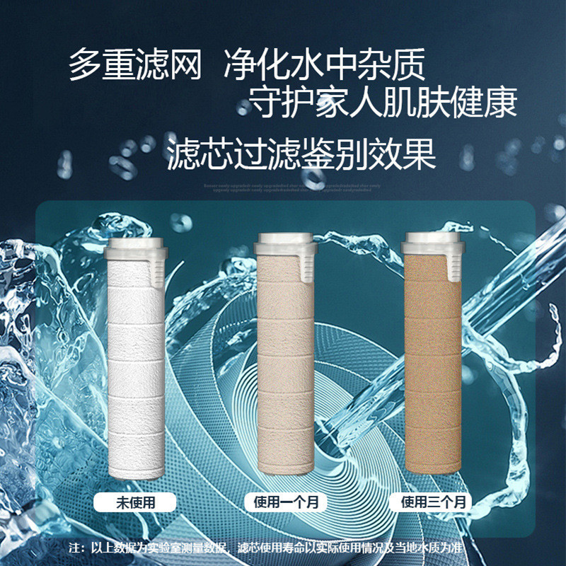 [Đầu vòi hoa sen áp lực đôi] Bộ lọc đầu vòi hoa sen áp lực mạnh mẽ năm tốc độ cầm tay tại nhà Phòng tắm đa năng SMY2