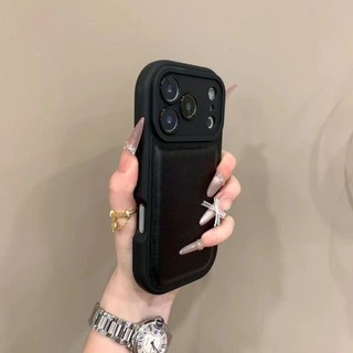 Ốp điện thoại di động họa tiết đệm khí sang trọng cho iPhone17 16 15 14 13 12 11 Pro Max bảo vệ camera chống sốc chống rơi mặt sau mềm
